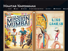 Tablet Screenshot of mahtabnarsimhan.com